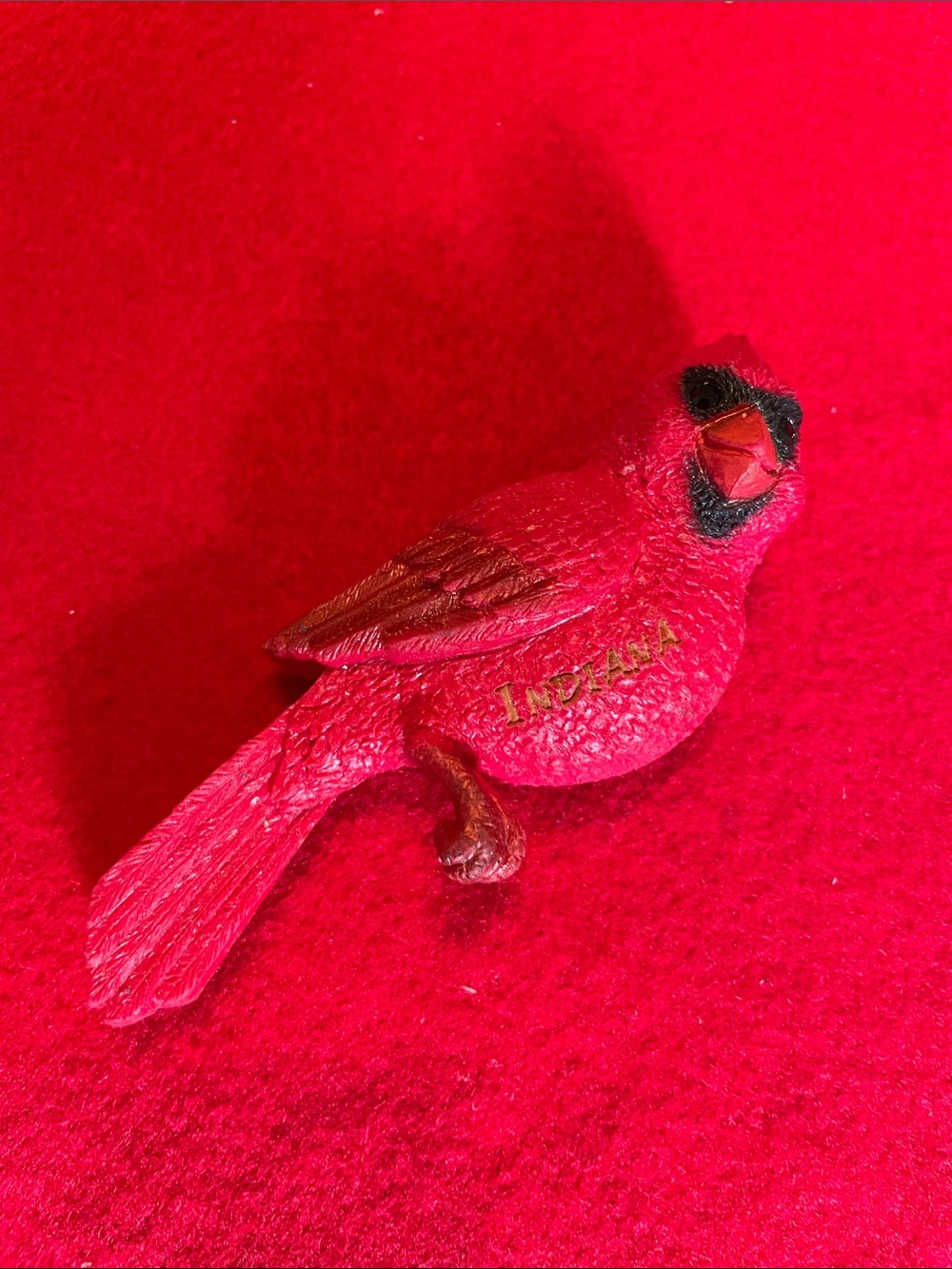 Red Cardinal Bird Refrigerator Magnet - Indiana Souvenir